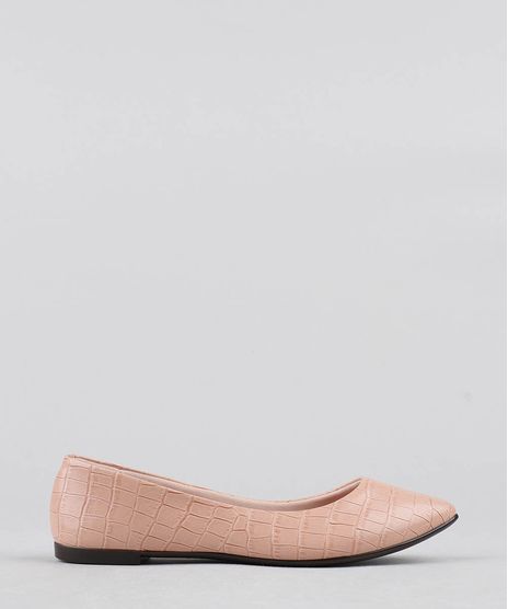 Sapatilha-Feminina-Bico-Fino-Moleca-Croco-Rose-9256813-Rose_1