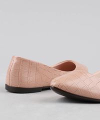 Sapatilha-Feminina-Bico-Fino-Moleca-Croco-Rose-9256813-Rose_2