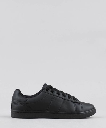 Tenis-Feminino-com-Recortes-Preto-9472577-Preto_1