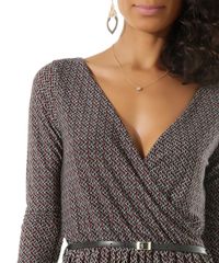 Vestido-Estampado-Geometrico-com-Cinto-Preto-8471277-Preto_4