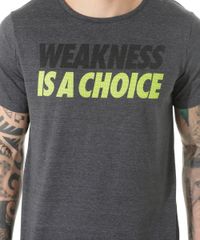 Camiseta-Ace--Weakness-is-a-choice--Cinza-Mescla-8457947-Cinza_Mescla_4