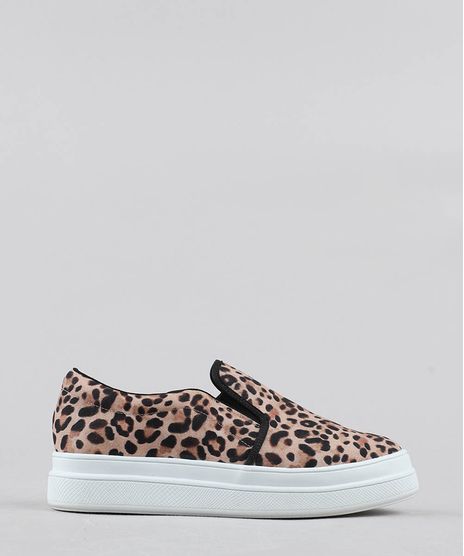 Tenis-Slip-On-Feminino-Estampado-Animal-Print-Flatform-Bege-9526444-Bege_1