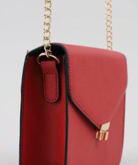 Bolsa-Feminina-Transversal-com-Corrente-Vermelha-9227656-Vermelho_5