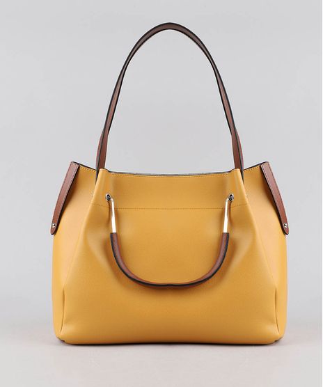 Bolsa-de-Ombro-Feminina-Grande-Amarela-9387653-Amarelo_1