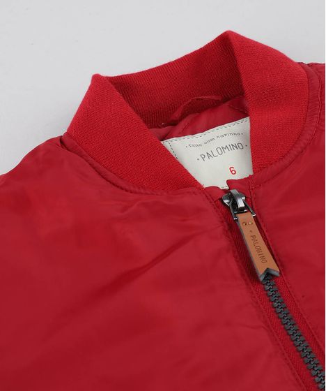 jaqueta infantil vermelha