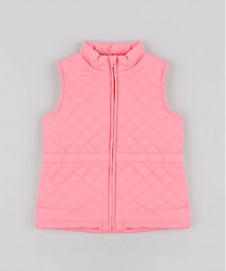 Colete-Infantil-Puffer-Matelasse-Rosa-9344148-Rosa_1