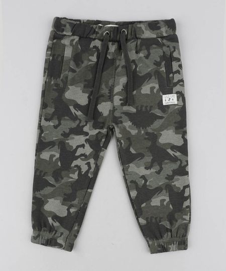 Calca-Infantil-Estampada-de-Dinossauros-em-Moletom-Verde-Militar-9340532-Verde_Militar_1