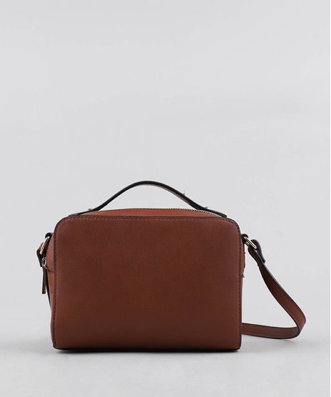 Bolsa-Feminina-Transversal-Pequena-com-Alca-de-Mao-Marrom-9200573-Marrom_1