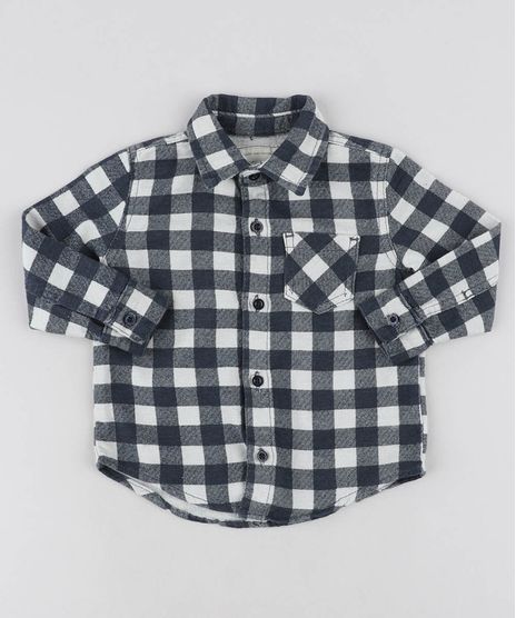 Camisa-Infantil-Estampada-Xadrez-em-Flanela-com-Bolso-Manga-Longa-Azul-Marinho-9460357-Azul_Marinho_1