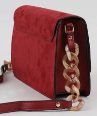 Bolsa-Feminina-Transversal-Grande-em-Suede-com-Alca-de-Acrilico-Vinho-9379324-Vinho_4