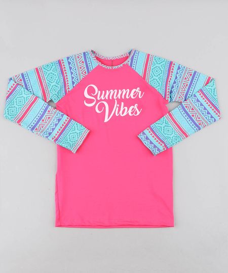 Blusa-de-Praia-Infantil-Raglan-com-Estampa-Etnica-Manga-Longa-Protecao-UV50--Pink-9422310-Pink_1 Blusa-de-Praia-Infantil-Raglan-com-Estampa-Etnica-Manga-Longa-Protecao-UV50--Pink-9422310-Pink_1