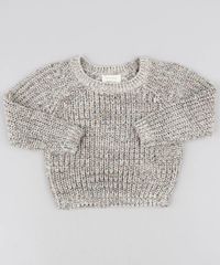 Sueter-Infantil-em-Trico-com-Lurex-Decote-Redondo-Bege-Claro-9362363-Bege_Claro_1