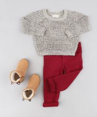 Sueter-Infantil-em-Trico-com-Lurex-Decote-Redondo-Bege-Claro-9362363-Bege_Claro_3