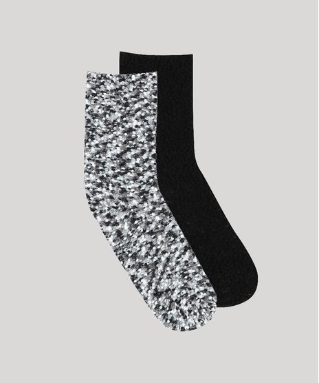 Kit-de-2-Meias-Femininas-de-Inverno-Texturizadas-Multicor-9392517-Multicor_1