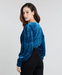 Blusa-Feminina-Mindset-Transpassada-em-Veludo-Devore-Animal-Print-Manga-Longa-Azul-9385653-Azul_2