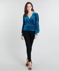 Blusa-Feminina-Mindset-Transpassada-em-Veludo-Devore-Animal-Print-Manga-Longa-Azul-9385653-Azul_3