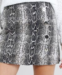 Saia-Feminina-Curta-Estampada-Animal-Print-com-Botoes-Cinza-9471981-Cinza_4