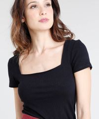Blusa-Feminina-Mindset-Canelada-Manga-Curta-Decote-Princesa-Preta-9526318-Preto_4