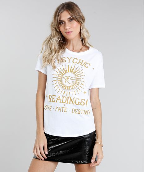 Blusa-Feminina--Psychic-Readings--Manga-Curta-Decote-Redondo-Off-White-9423656-Off_White_1