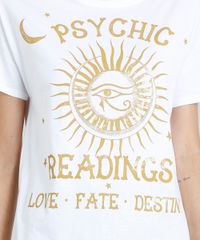 Blusa-Feminina--Psychic-Readings--Manga-Curta-Decote-Redondo-Off-White-9423656-Off_White_4