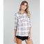 Camisa-Feminina-Estampada-Xadrez-com-Lurex-Manga-Longa-Off-White-9365399-Off_White_1