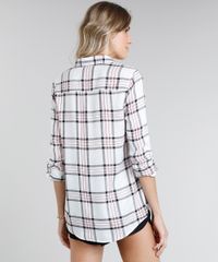 Camisa-Feminina-Estampada-Xadrez-com-Lurex-Manga-Longa-Off-White-9365399-Off_White_2
