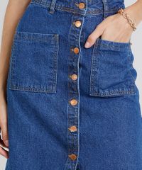 Saia-Jeans-Feminina-Midi-com-Botoes-Azul-Medio-9475941-Azul_Medio_4