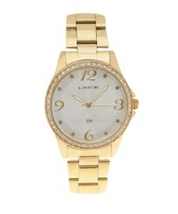 Kit-de-Relogio-Lince-Analogico-Feminino---Colar---Brinco---LRGJ027L-S2KX-Dourado-7905667-Dourado_3