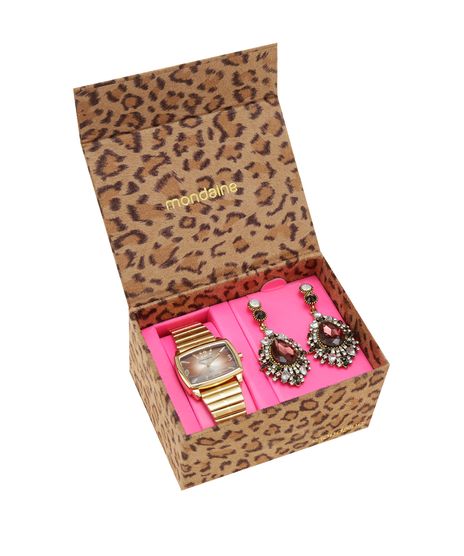 Kit-de-Relogio-Mondaine-Analogico-Feminino---Brinco---83215LPMGDE1K-Dourado-8145004-Dourado_1