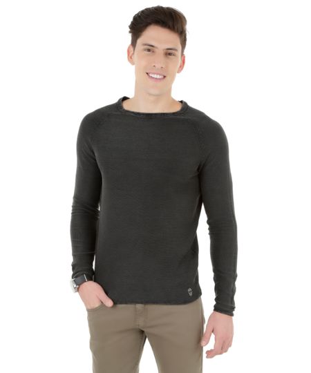 Sueter-em-Trico-Chumbo-8165419-Chumbo_1 Sueter-em-Trico-Chumbo-8165419-Chumbo_1