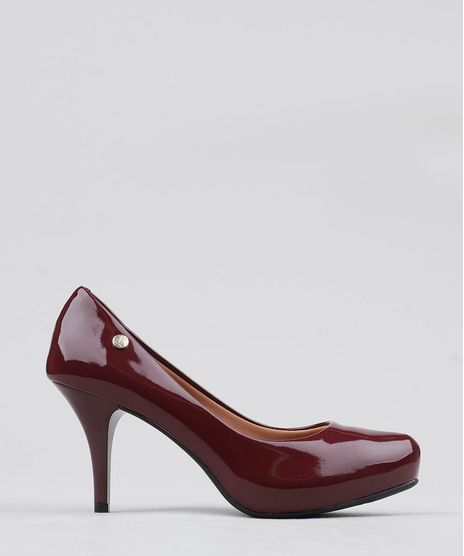 Scarpin-Feminino-Bico-Redondo-Vizzano-em-Verniz-Vinho-9472315-Vinho_1