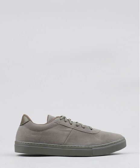 Tenis-Masculino-com-Recortes-Kaki-9476429-Kaki_1