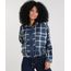 Jaqueta-Feminina-Xadrez-Ampla-com-Capuz-Azul-Marinho-9375324-Azul_Marinho_1