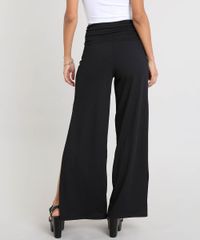 Calca-Feminina-Pantalona-Canelada-com-Fenda-Preta-9460409-Preto_2 Calca-Feminina-Pantalona-Canelada-com-Fenda-Preta-9460409-Preto_2