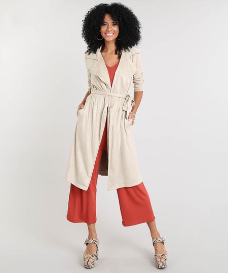Casaco-Trench-Coat-Feminino-em-Suede-Bege-Claro-9356336-Bege_Claro_1 Casaco-Trench-Coat-Feminino-em-Suede-Bege-Claro-9356336-Bege_Claro_1