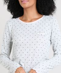 Pijama-Feminino-Canelado-Coala-Estampado-de-Coracoes-Manga-Longa-Cinza-Mescla-9415996-Cinza_Mescla_3