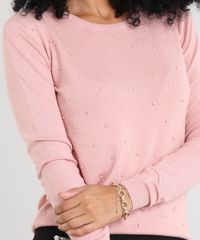 Sueter-Feminino-em-Trico-com-Bordado-Rose-9335861-Rose_4