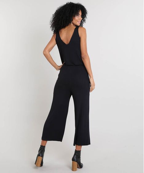 macacao pantacourt com elastico na perna