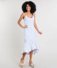 Vestido-Feminino-Midi-Listrado-com-Babado-e-Lace-Up-Alca-Fina-Off-White-9502736-Off_White_1