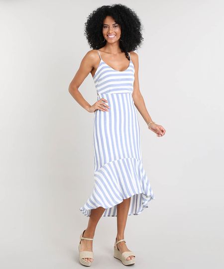 Vestido-Feminino-Midi-Listrado-com-Babado-e-Lace-Up-Alca-Fina-Off-White-9502736-Off_White_1 Vestido-Feminino-Midi-Listrado-com-Babado-e-Lace-Up-Alca-Fina-Off-White-9502736-Off_White_1