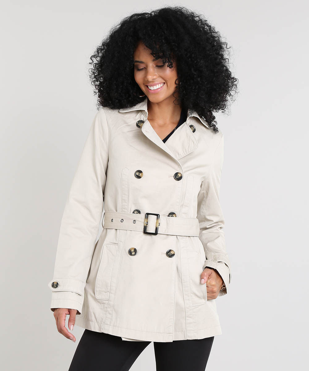 casaco trench feminino