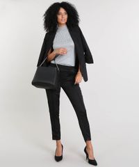 Regata-Feminina-em-Trico-com-Perolas-Gola-Alta-Cinza-Mescla-9337759-Cinza_Mescla_3