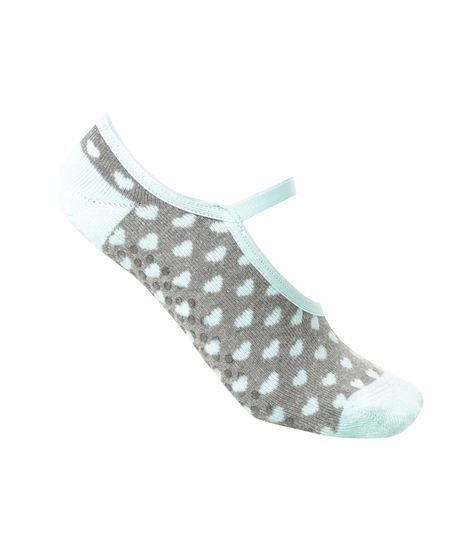 Meia-Bailarina-Estampada-de-Coracoes-Cinza-Mescla-8476840-Cinza_Mescla_1