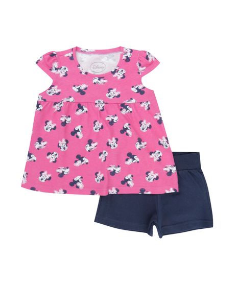 Conjunto-de-Blusa-Rosa---Short-Minnie-Azul-Marinho-8448875-Azul_Marinho_1