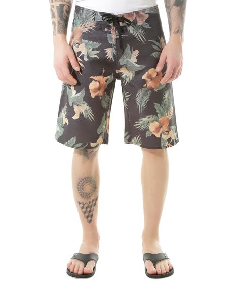 Bermuda-Estampada-Floral-Preta-8417729-Preto_1