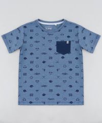 Camiseta-Infantil-Estampada-com-Bolso-Manga-Curta-Gola-Careca-Azul-Marinho-9040769-Azul_Marinho_1