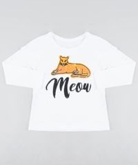 Blusa-Infantil--Meow--com-Babado-Manga-Longa-Decote-Redondo-Off-White-9406693-Off_White_1