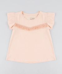 Blusa-Infantil-com-Franja-Babado-na-Manga-Decote-Redondo-Laranja-Claro-9504279-Laranja_Claro_1