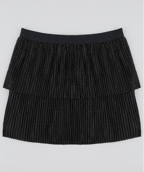 Saia-Infantil-Plissada-com-Babado-e-Brilho-Preta-9464365-Preto_1