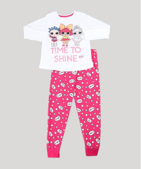 Pijama-Infantil-LOL-Surprise-com-Glitter-Manga-Longa-Off-White-9476410-Off_White_1